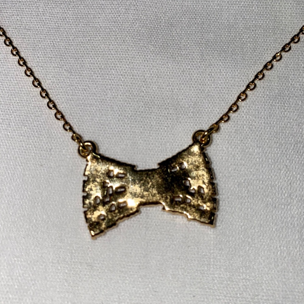 Kate Spade Sparkling Bow Necklace and Earring Set - Picture 12 of 12